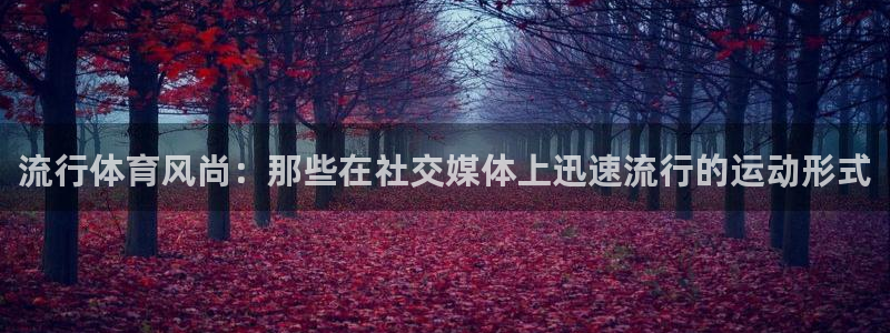 yy易游官网下载平台注册要钱吗是真的吗：流行体育风尚：那些在